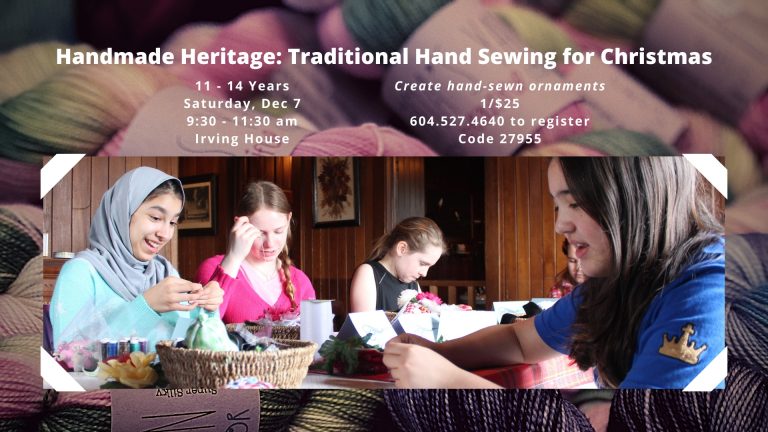Handmade Heritage Traditional Hand Sewing for Christmas
