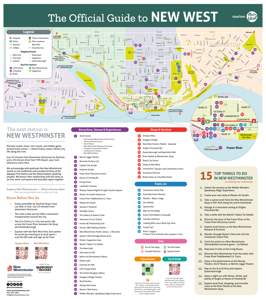 Map of New West