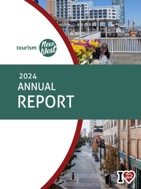 tourism new west 2024 annual report cover